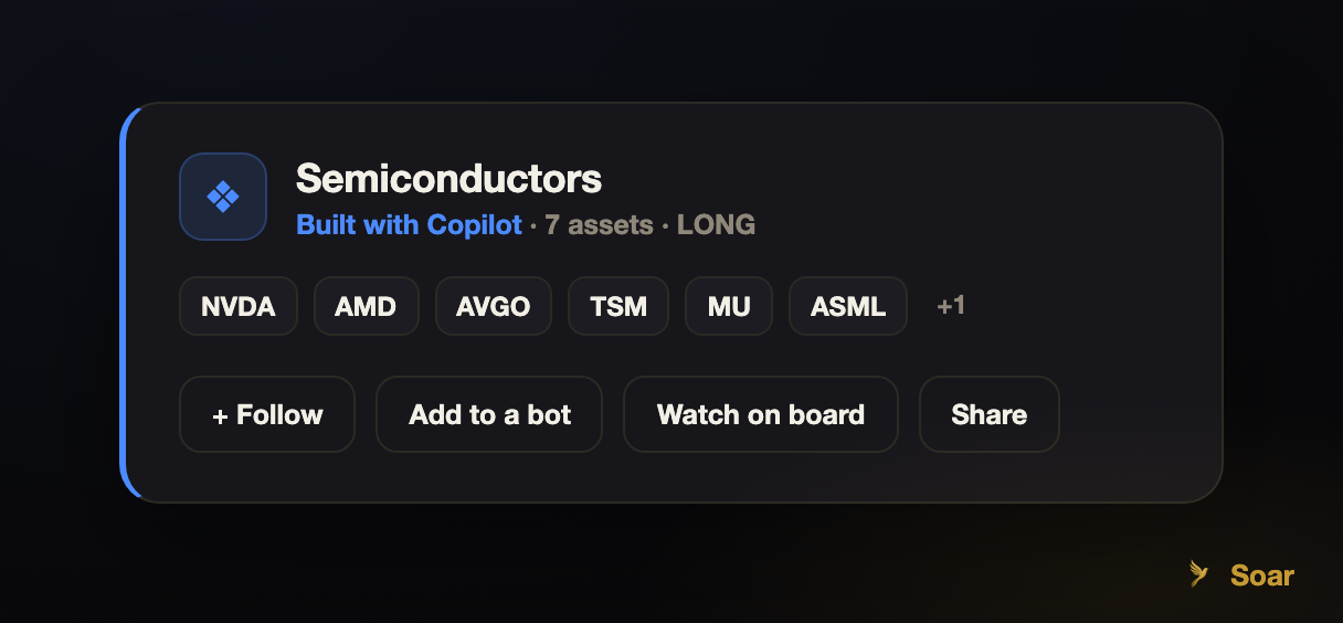 Meet Soar Copilot: build a strategy by describing it in plain English